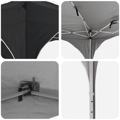 vidaXL Pop-up Party Tent 192 x 192 x 245 cm Antracite