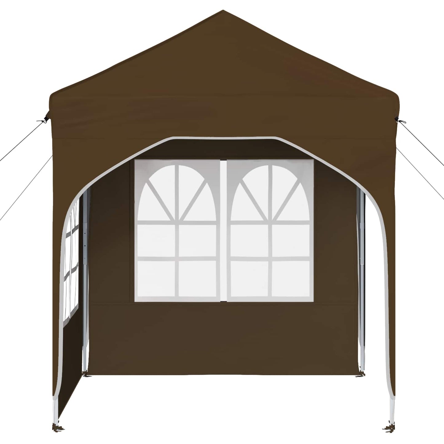 vidaXL Pop-up Party Tent 192 x 192 x 245 cm Taupe