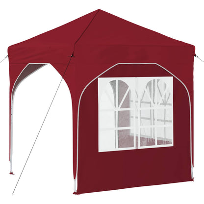 vidaXL Pop-up Party Tent 192 x 192 x 245 cm Burgundy
