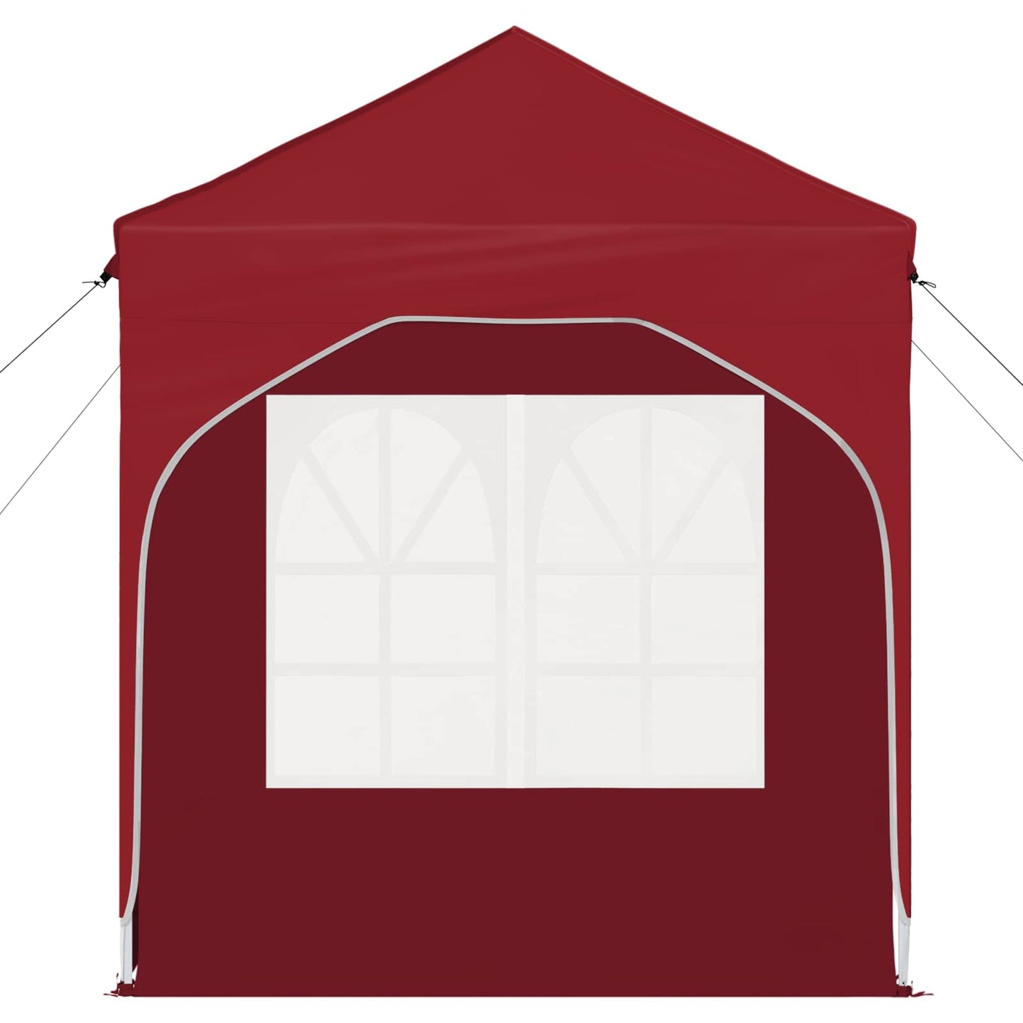 vidaXL Pop-up Party Tent 192 x 192 x 245 cm Burgundy