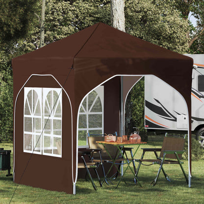 vidaXL Pop-up Party Tent 192 x 192 x 245 cm Brown