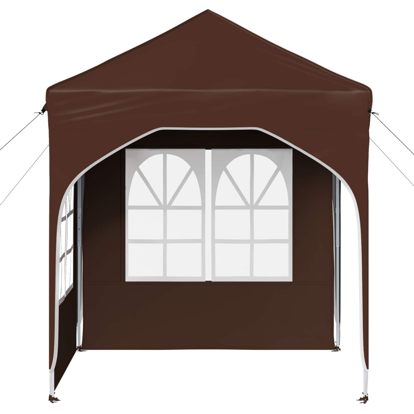 vidaXL Pop-up Party Tent 192 x 192 x 245 cm Brown