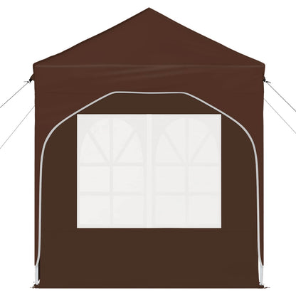 vidaXL Pop-up Party Tent 192 x 192 x 245 cm Brown