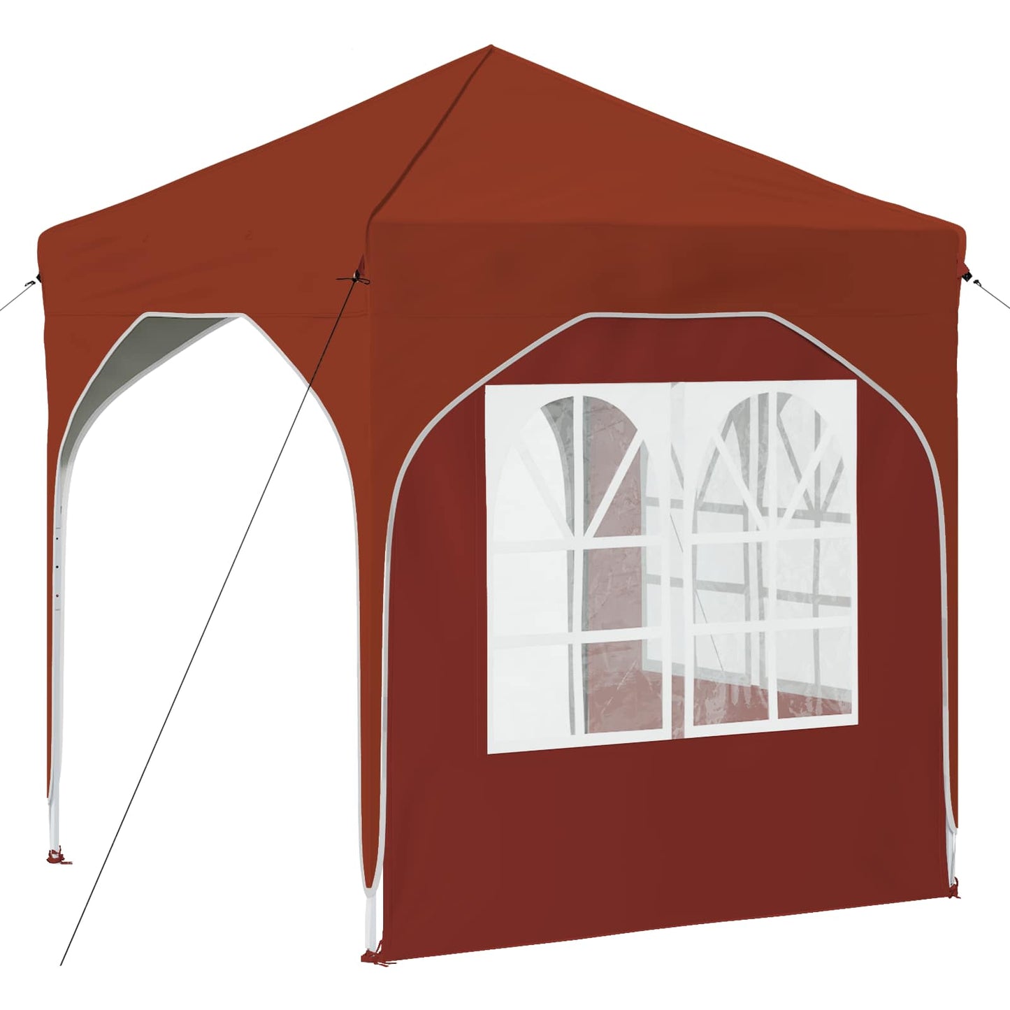 vidaXL Pop-up Party Tent 192 x 192 x 245 cm Terracotta