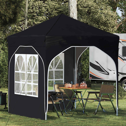 vidaXL Pop-up Party Tent 192 x 192 x 245 cm Black