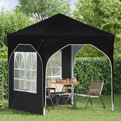 vidaXL Pop-up Party Tent 192 x 192 x 245 cm Black