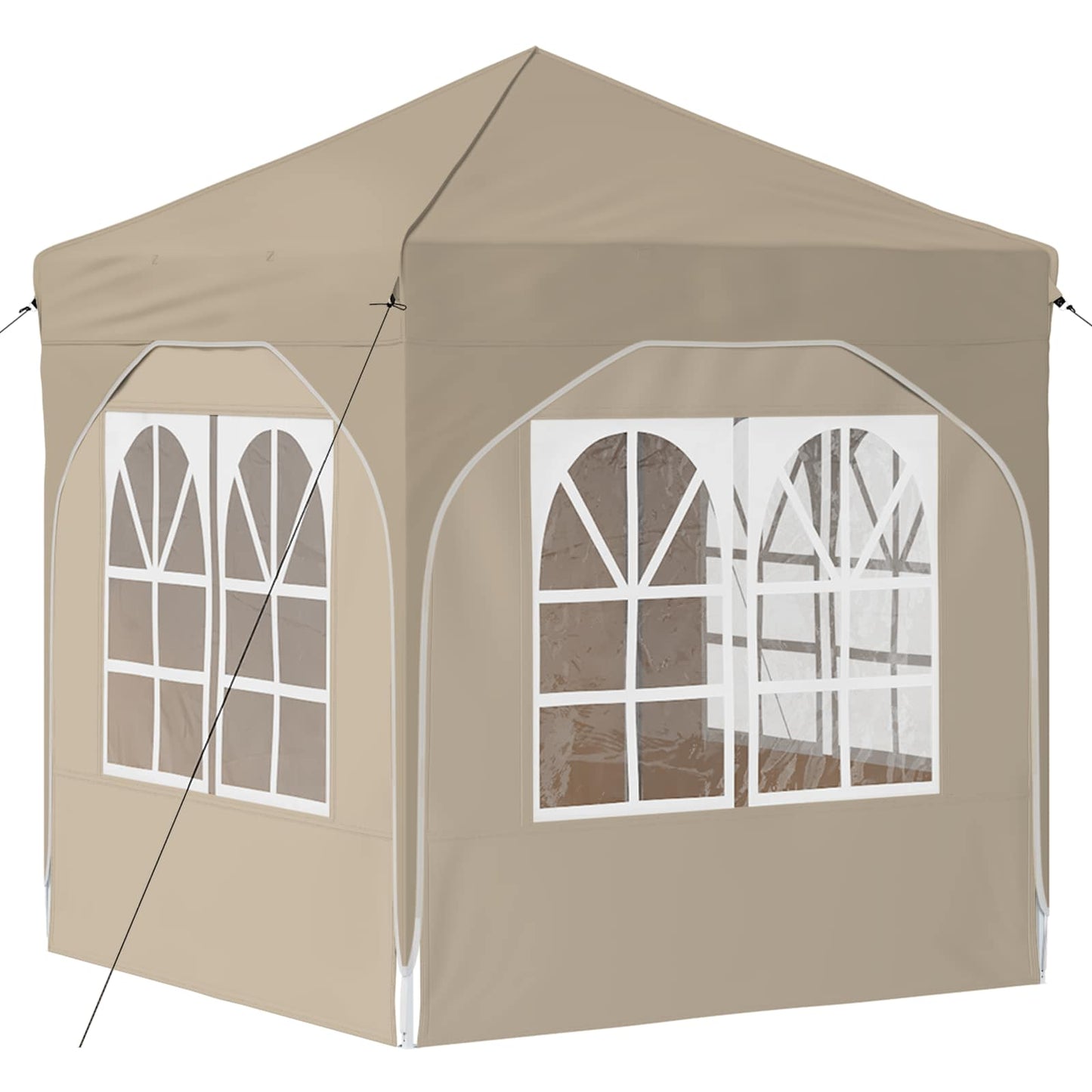 vidaXL Pop-up Party Tent 192 x 192 x 245 cm Cream