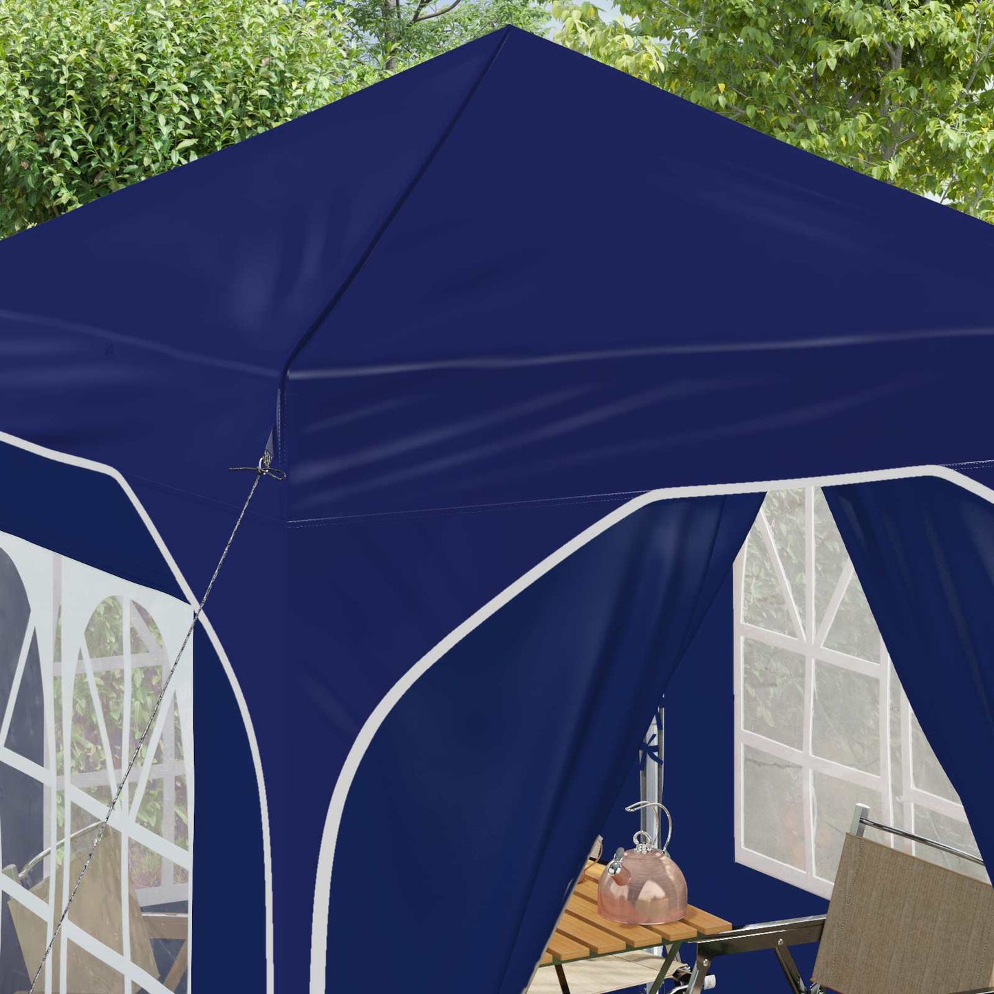 vidaXL Pop-up Party Tent 192 x 192 x 245 cm Blue