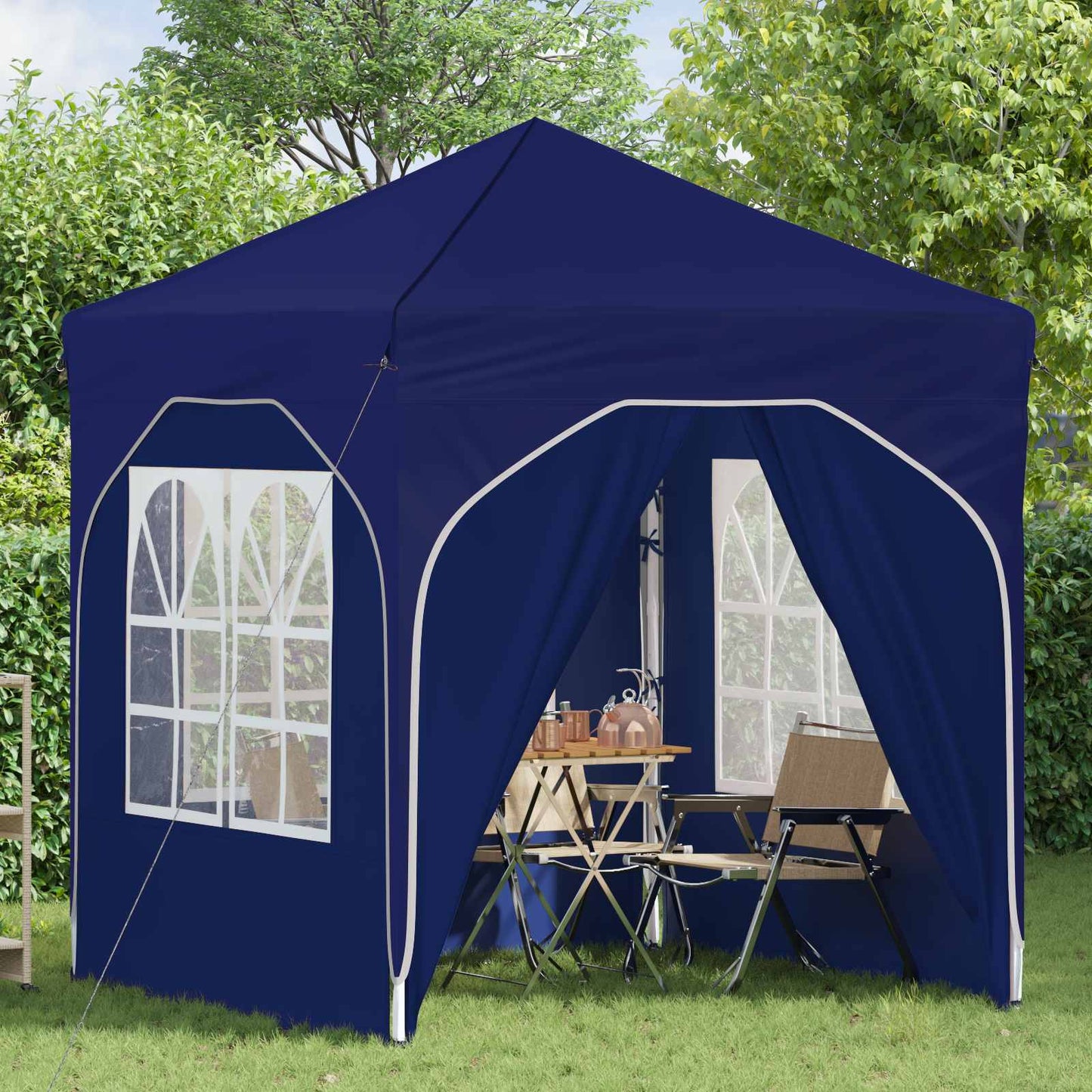 vidaXL Pop-up Party Tent 192 x 192 x 245 cm Blue