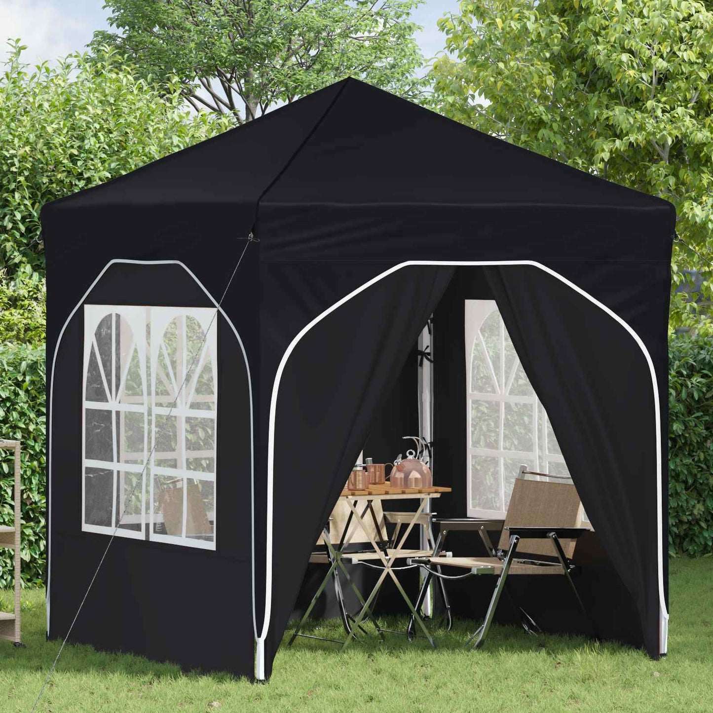 vidaXL Pop-up Party Tent 192 x 192 x 245 cm Antracite