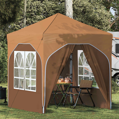 vidaXL Pop-up Party Tent 192 x 192 x 245 cm Beige