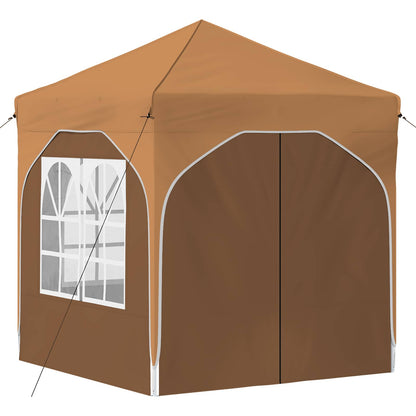 vidaXL Pop-up Party Tent 192 x 192 x 245 cm Beige