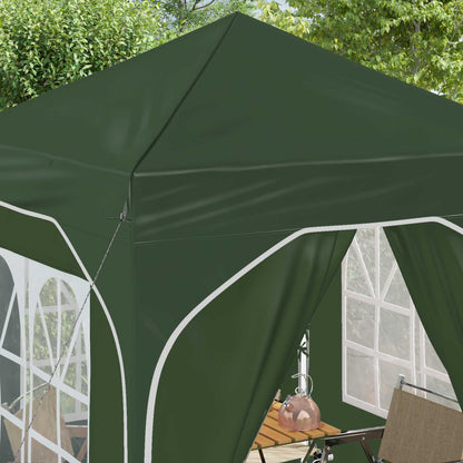 vidaXL Pop-up Party Tent 192 x 192 x 245 cm Green