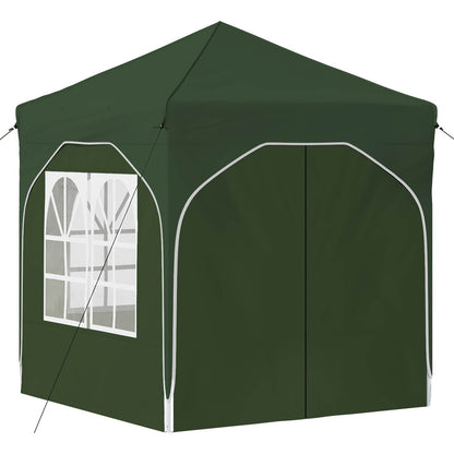 vidaXL Pop-up Party Tent 192 x 192 x 245 cm Green