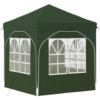 vidaXL Pop-up Party Tent 192 x 192 x 245 cm Green