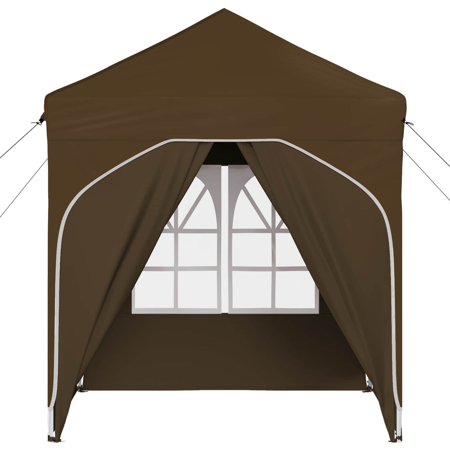 vidaXL Pop-up Party Tent 192 x 192 x 245 cm Taupe