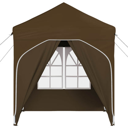 vidaXL Pop-up Party Tent 192 x 192 x 245 cm Taupe