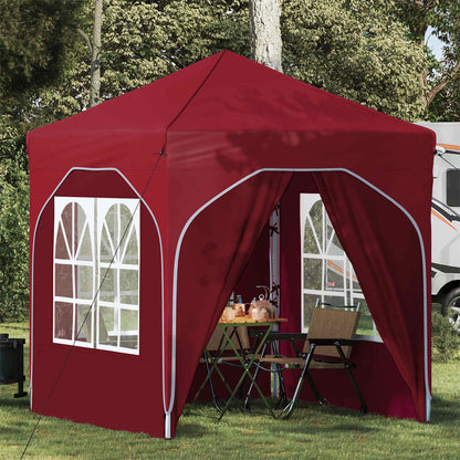 vidaXL Pop-up Party Tent 192 x 192 x 245 cm Burgundy