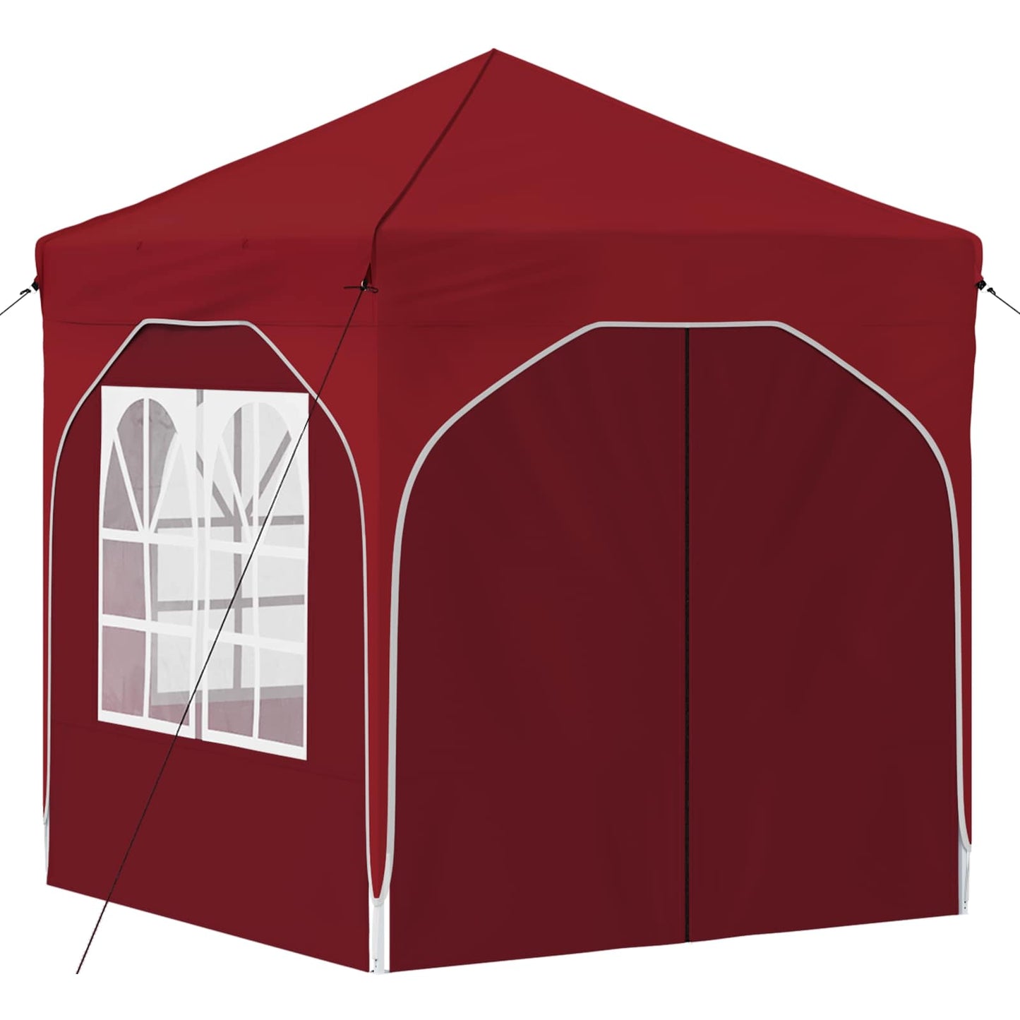 vidaXL Pop-up Party Tent 192 x 192 x 245 cm Burgundy