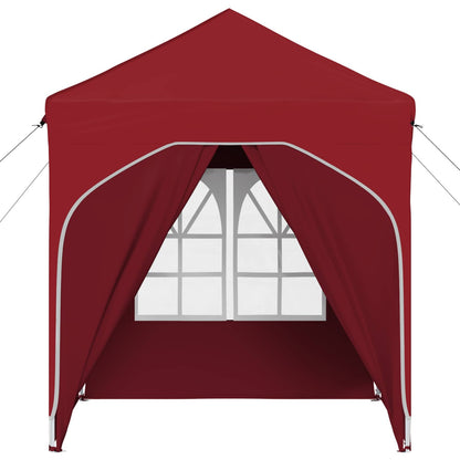 vidaXL Pop-up Party Tent 192 x 192 x 245 cm Burgundy