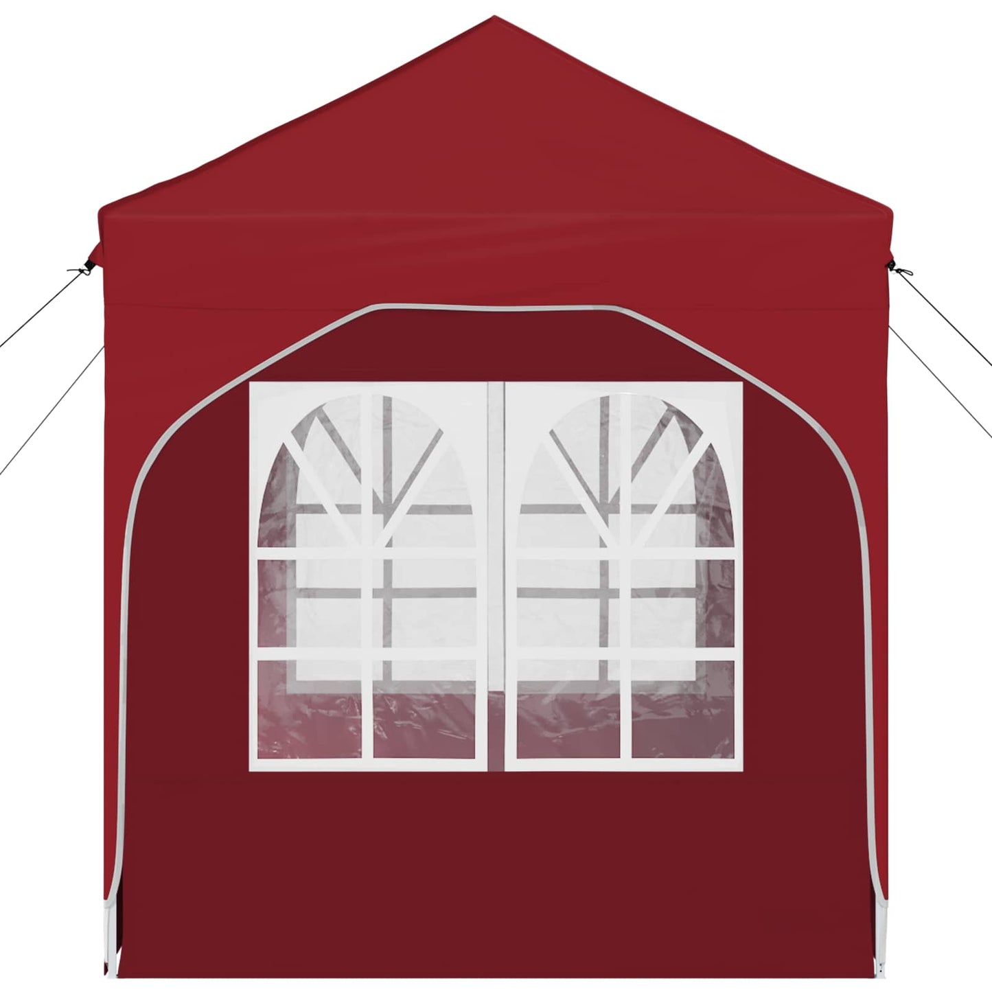 vidaXL Pop-up Party Tent 192 x 192 x 245 cm Burgundy