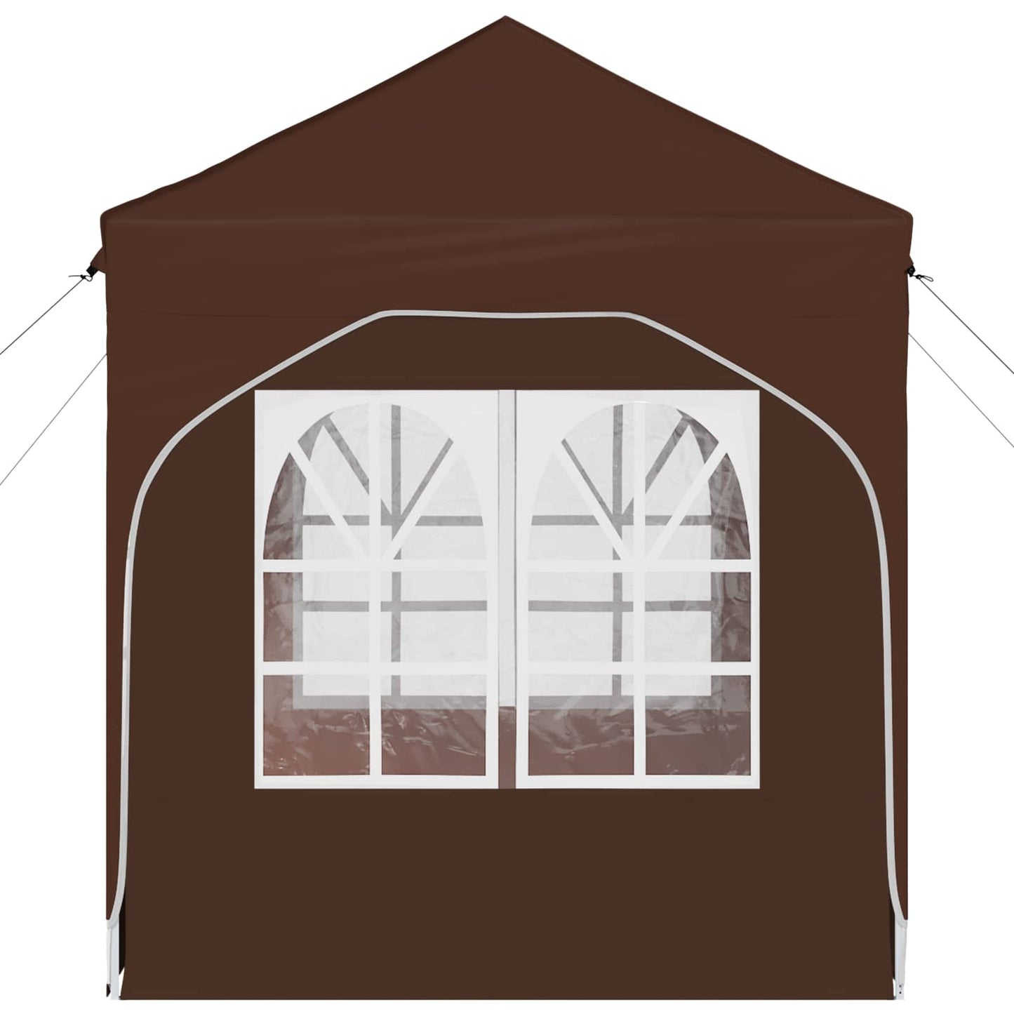 vidaXL Pop-up Party Tent 192 x 192 x 245 cm Brown