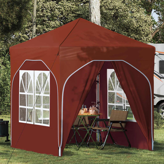 vidaXL Pop-up Party Tent 192 x 192 x 245 cm Terracotta