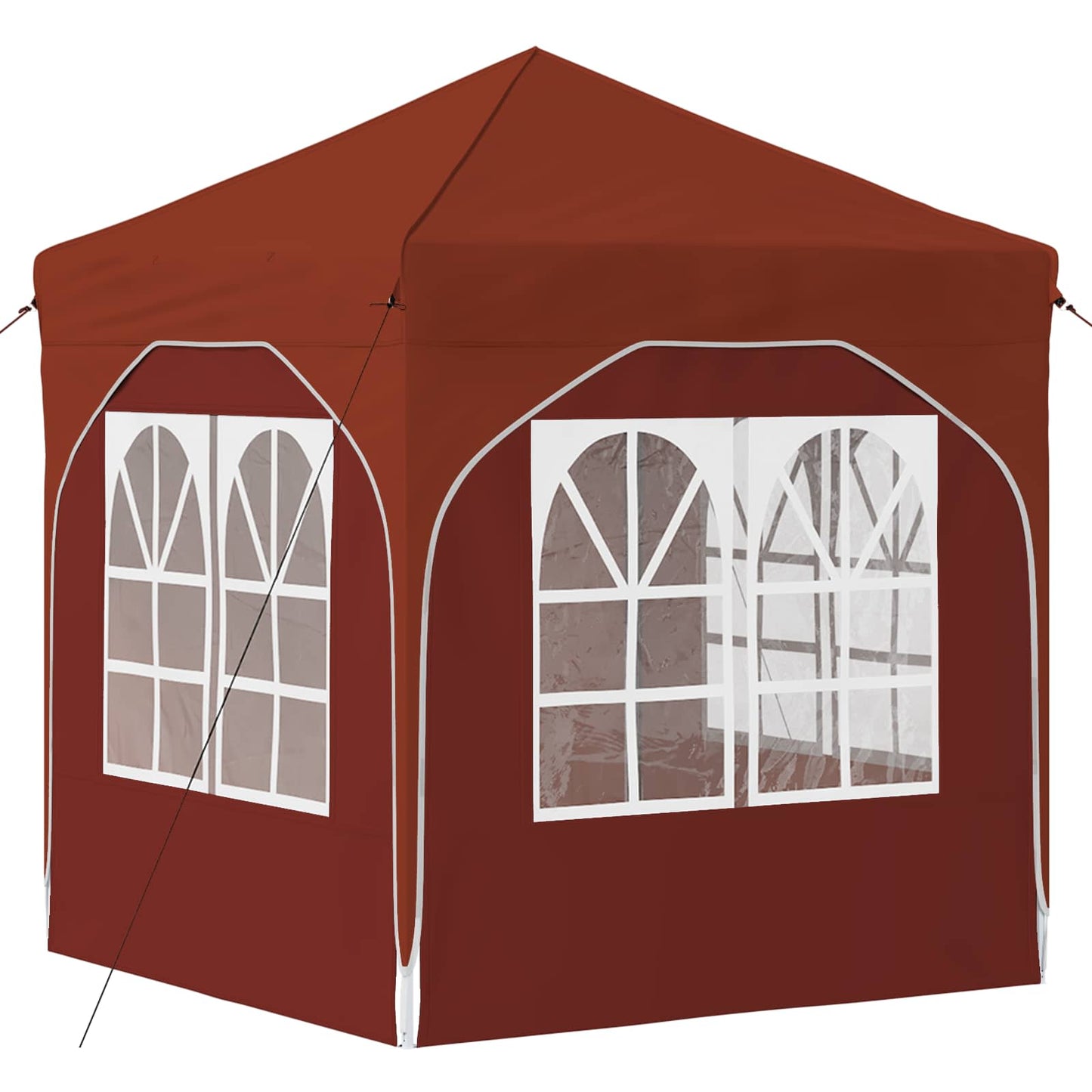 vidaXL Pop-up Party Tent 192 x 192 x 245 cm Terracotta
