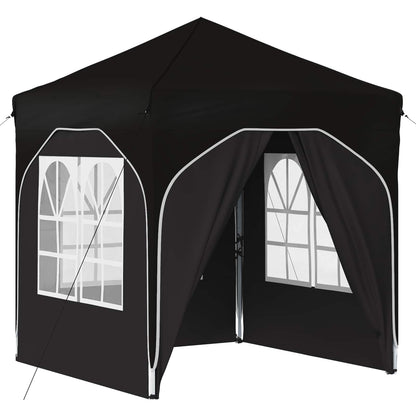 vidaXL Pop-up Party Tent 192 x 192 x 245 cm Black