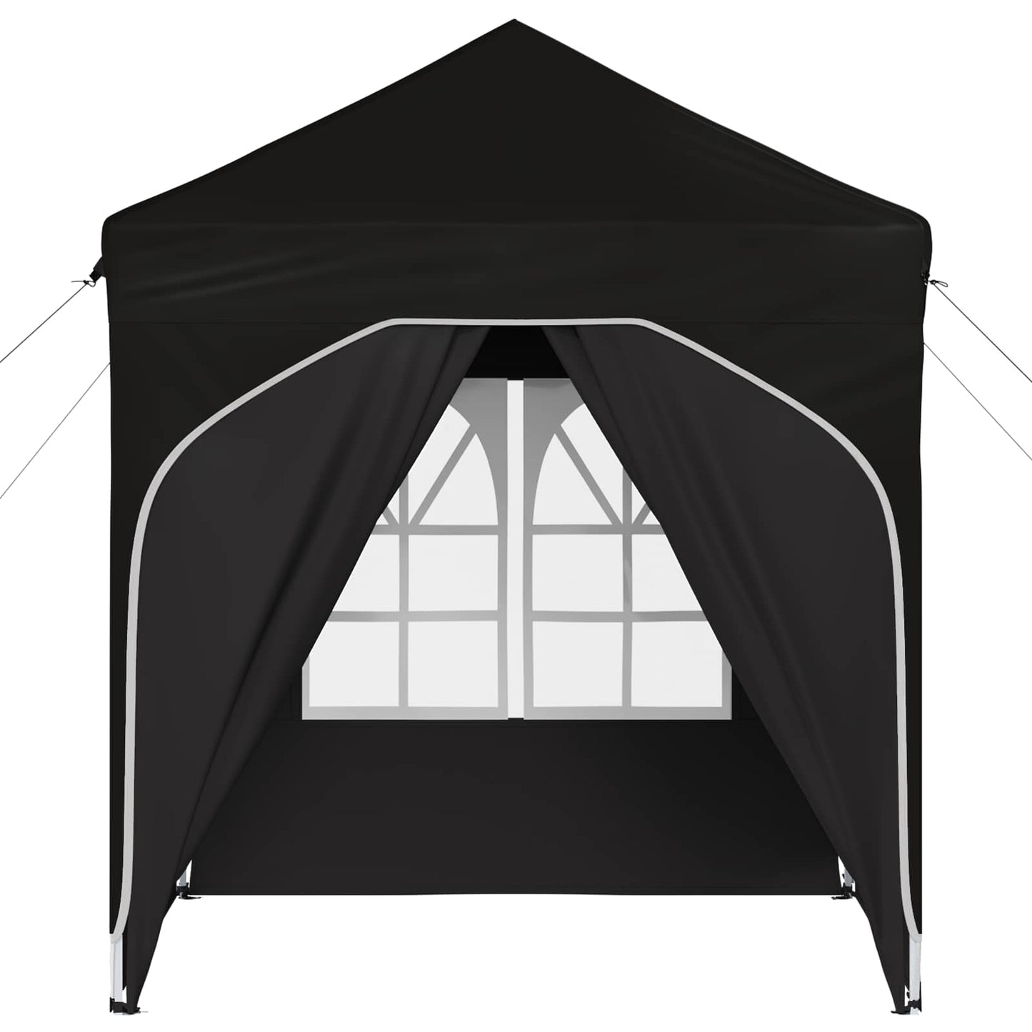 vidaXL Pop-up Party Tent 192 x 192 x 245 cm Black