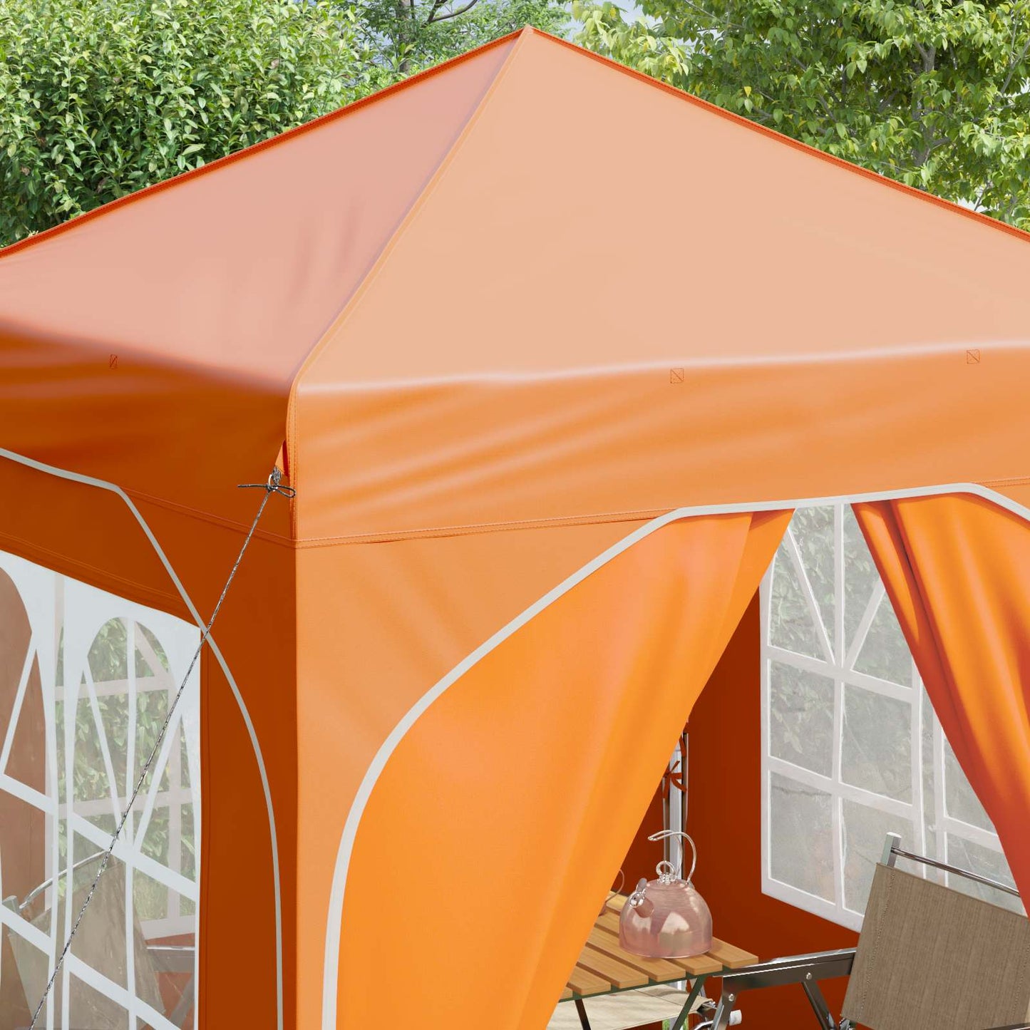 vidaXL Pop-up Party Tent 192 x 192 x 245 cm Orange