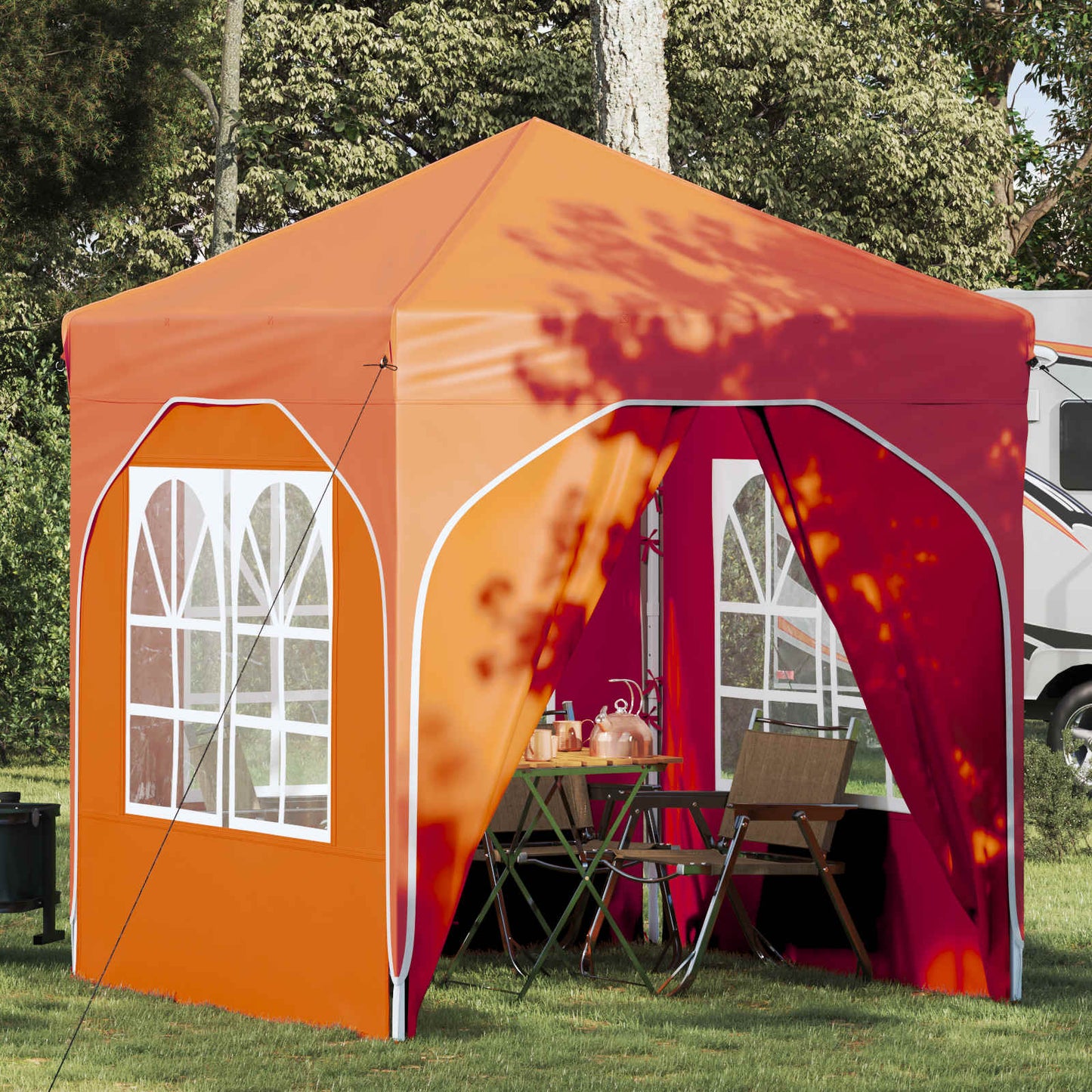 vidaXL Pop-up Party Tent 192 x 192 x 245 cm Orange