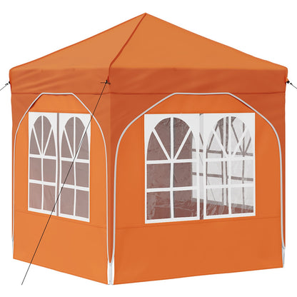 vidaXL Pop-up Party Tent 192 x 192 x 245 cm Orange
