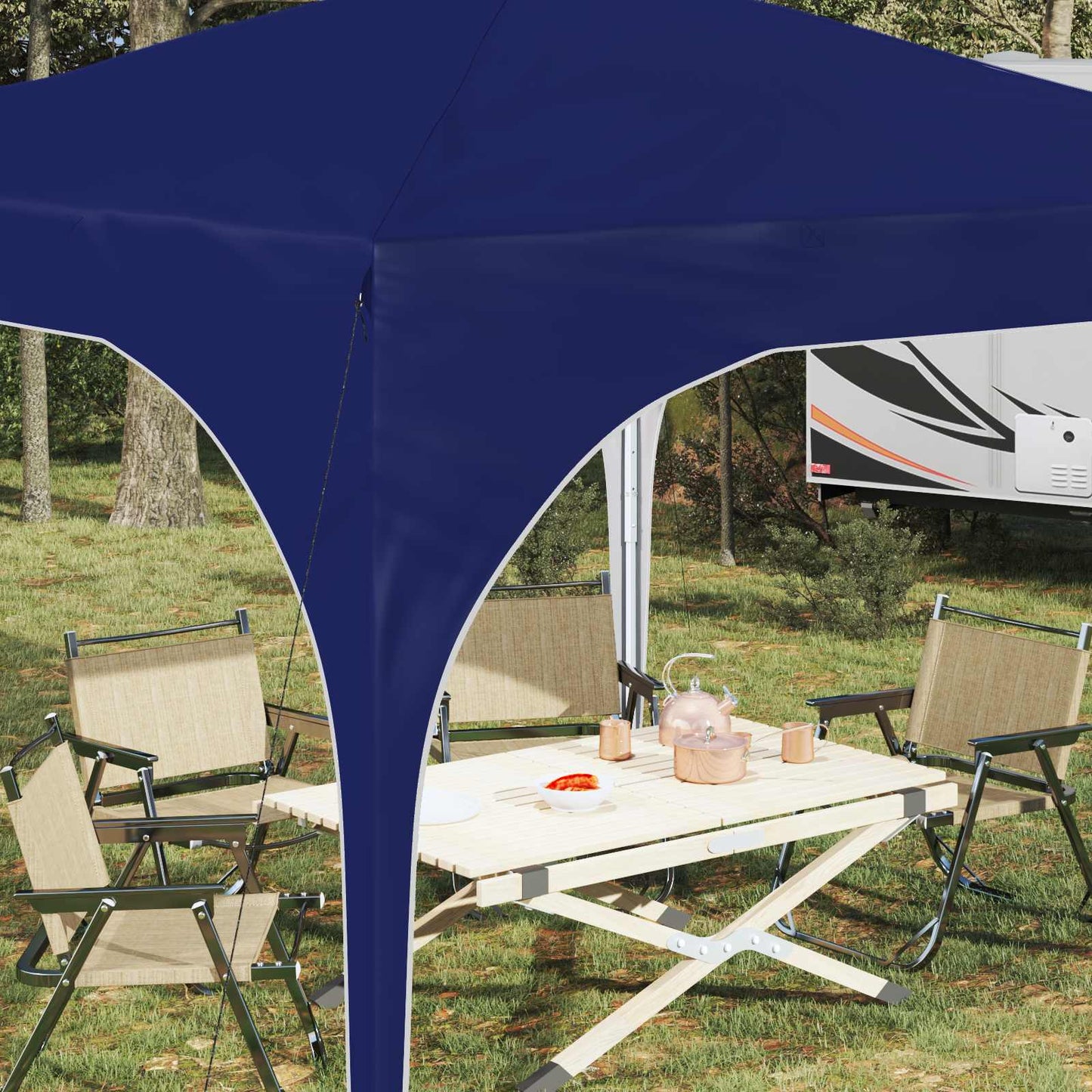 vidaXL Pop-up Party Tent 290 x 290 x 245 cm Blue
