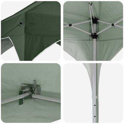 vidaXL Pop-up Party Tent 290 x 290 x 245 cm Green