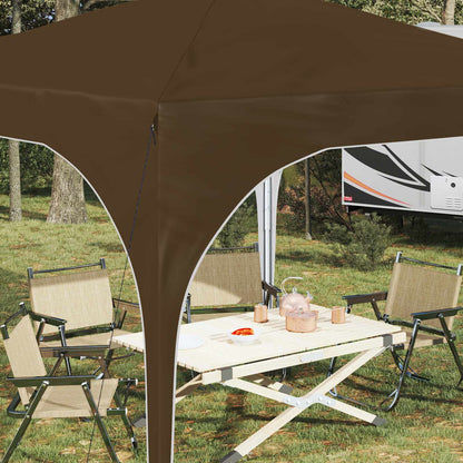 vidaXL Pop-up Party Tent 290 x 290 x 245 cm Taupe