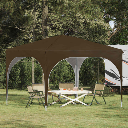 vidaXL Pop-up Party Tent 290 x 290 x 245 cm Taupe