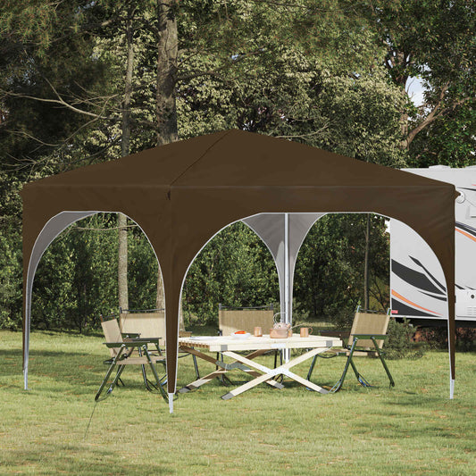 vidaXL Pop-up Party Tent 290 x 290 x 245 cm Taupe