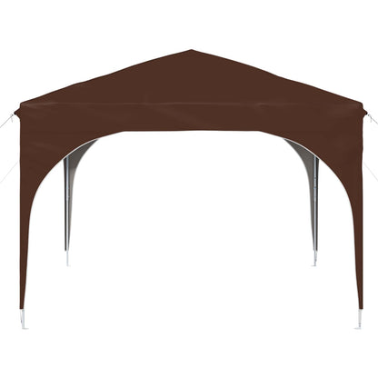 vidaXL Pop-up Party Tent 290 x 290 x 245 cm Brown