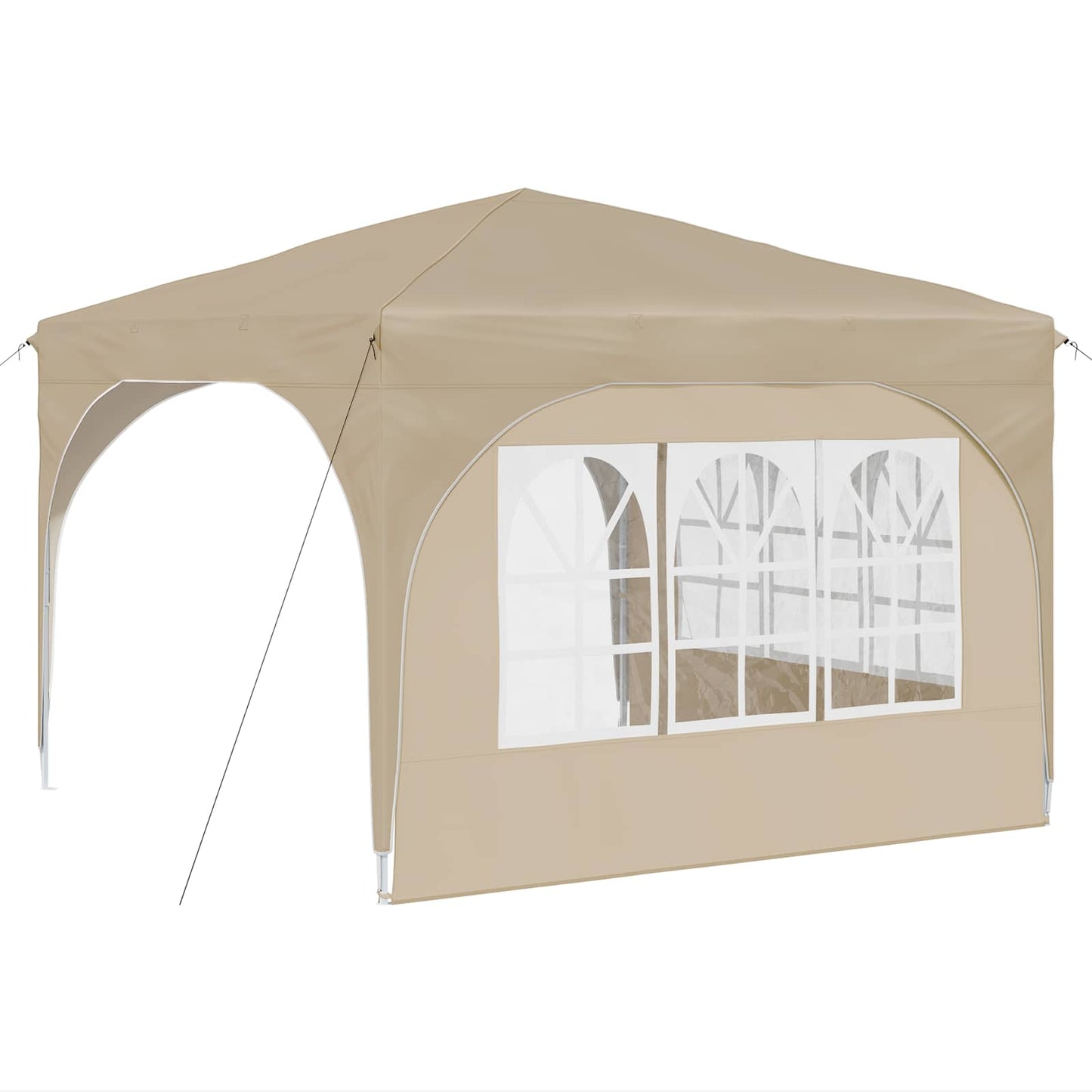 vidaXL Pop-up Party Tent 290 x 290 x 245 cm Cream