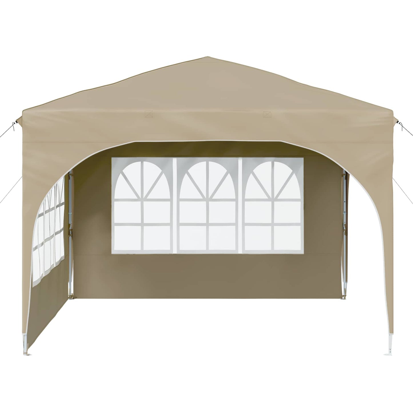 vidaXL Pop-up Party Tent 290 x 290 x 245 cm Cream
