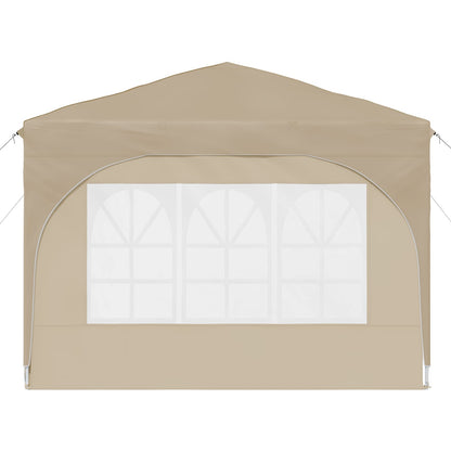 vidaXL Pop-up Party Tent 290 x 290 x 245 cm Cream