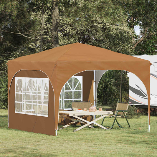 vidaXL Pop-up Party Tent 290 x 290 x 245 cm Beige