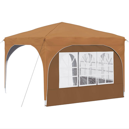 vidaXL Pop-up Party Tent 290 x 290 x 245 cm Beige