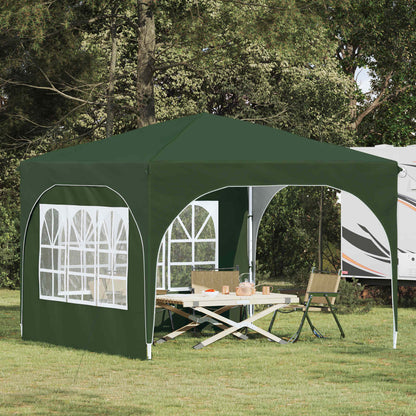 vidaXL Pop-up Party Tent 290 x 290 x 245 cm Green