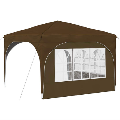 vidaXL Pop-up Party Tent 290 x 290 x 245 cm Taupe