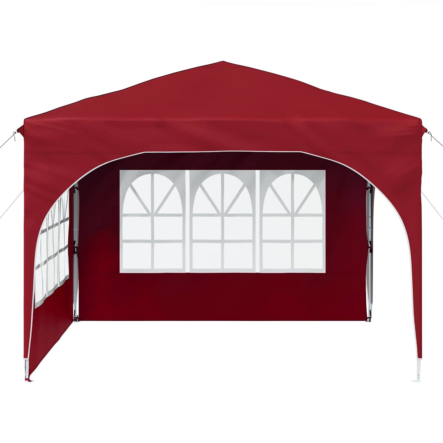 vidaXL Pop-up Party Tent 290 x 290 x 245 cm Burgundy
