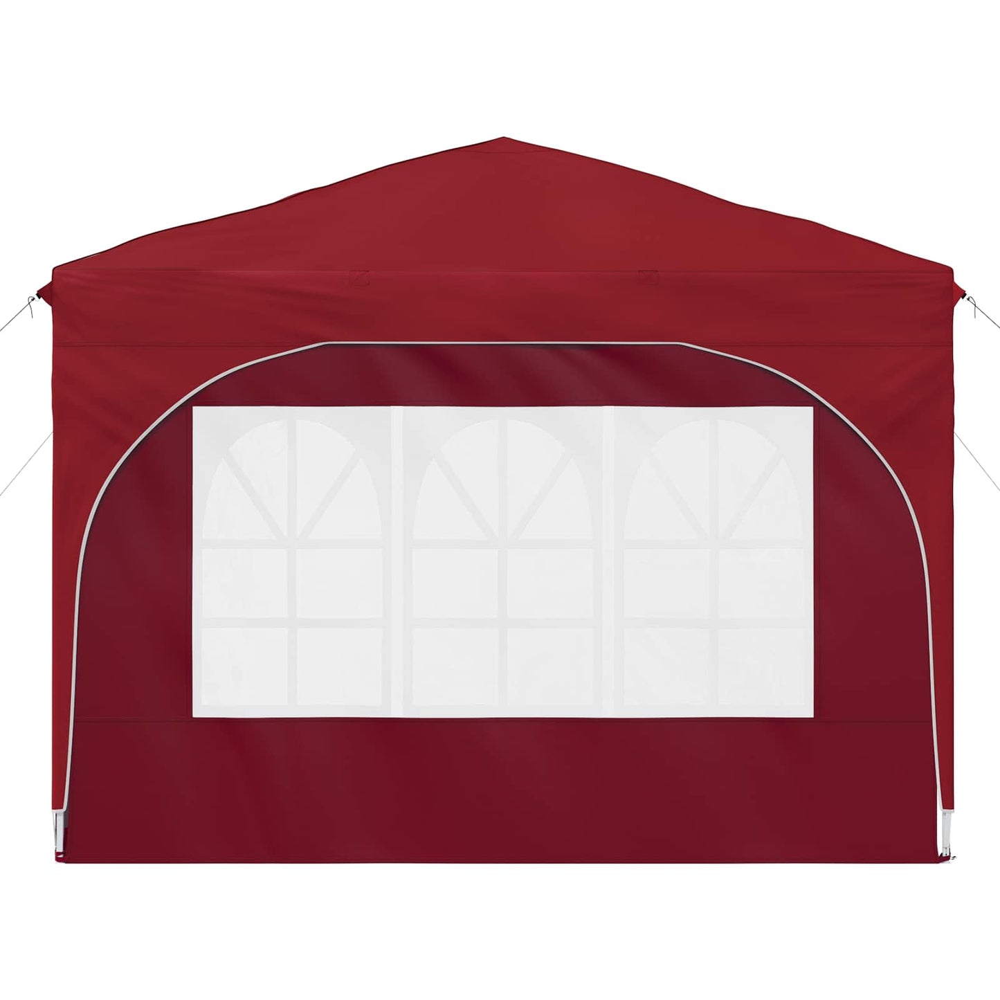 vidaXL Pop-up Party Tent 290 x 290 x 245 cm Burgundy