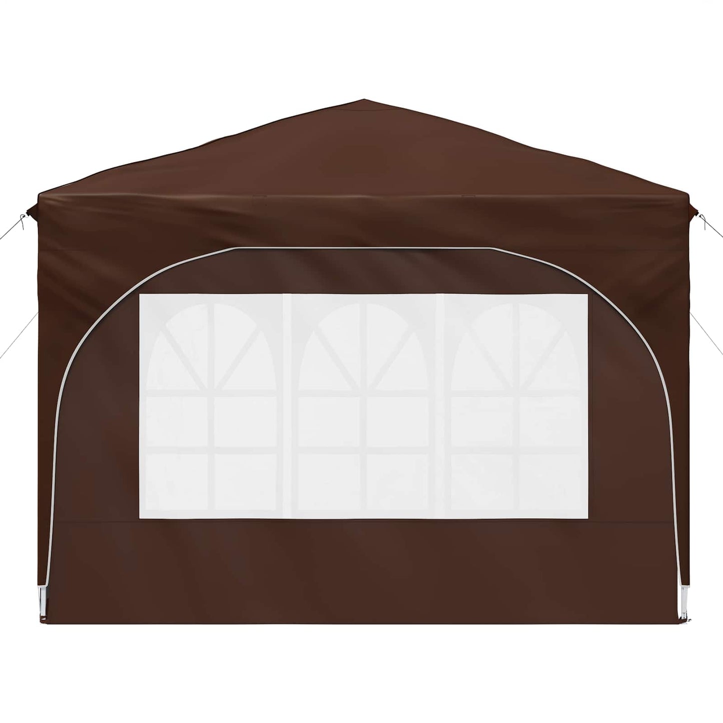 vidaXL Pop-up Party Tent 290 x 290 x 245 cm Brown