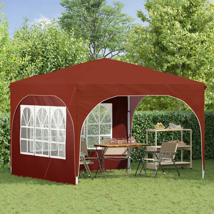 vidaXL Pop-up Party Tent 290 x 290 x 245 cm Terracotta